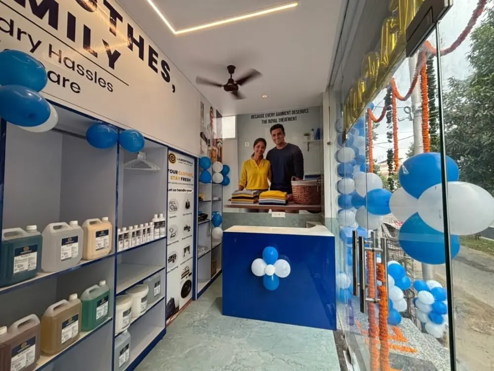 Laundrywala Modern Storefront and Operational Setup