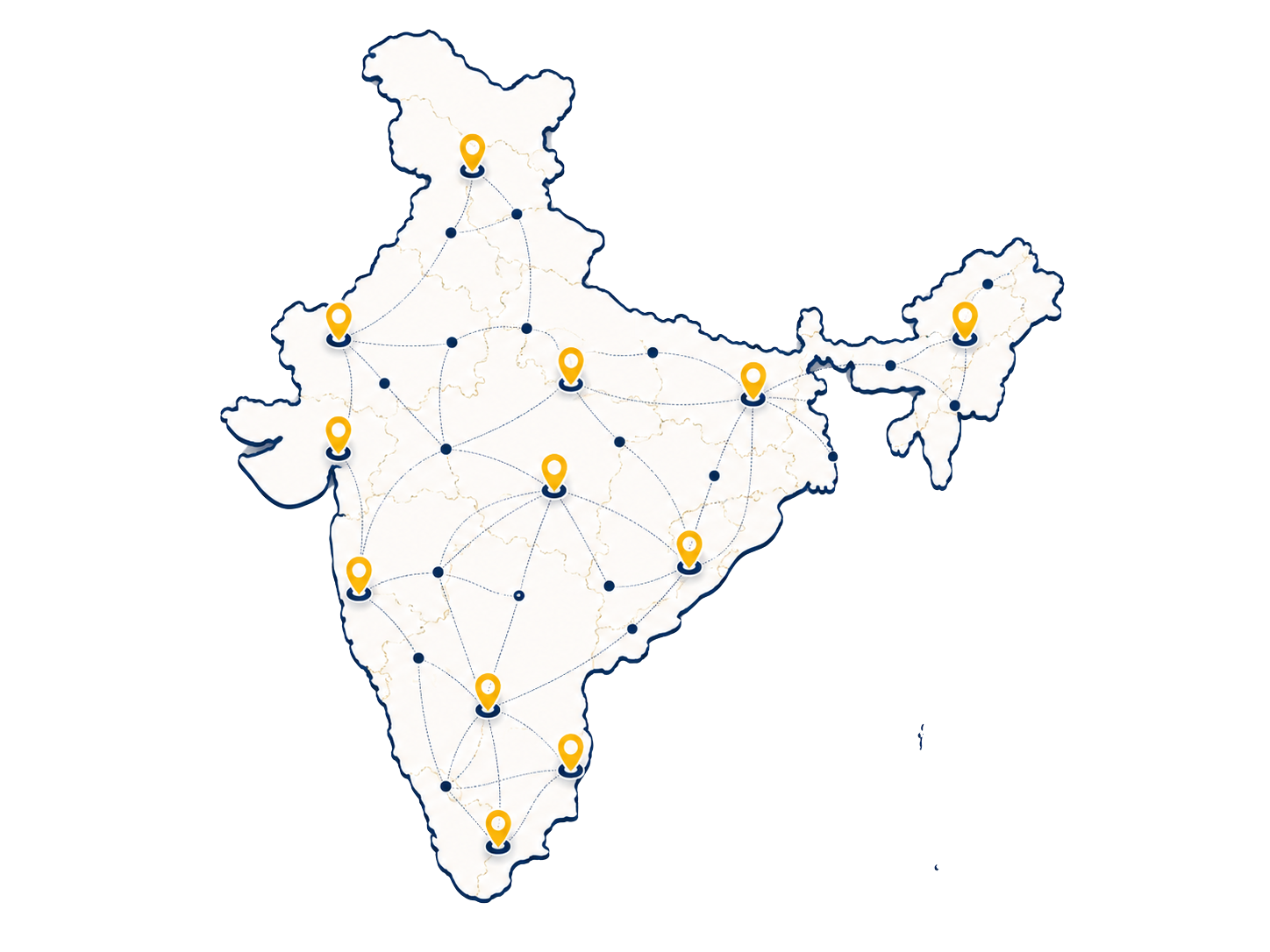 Laundrywala Store Presence Map